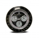 Vintage black dial Rolex Daytona wall clock based on one of the watches from the famous Paul Newman collection.